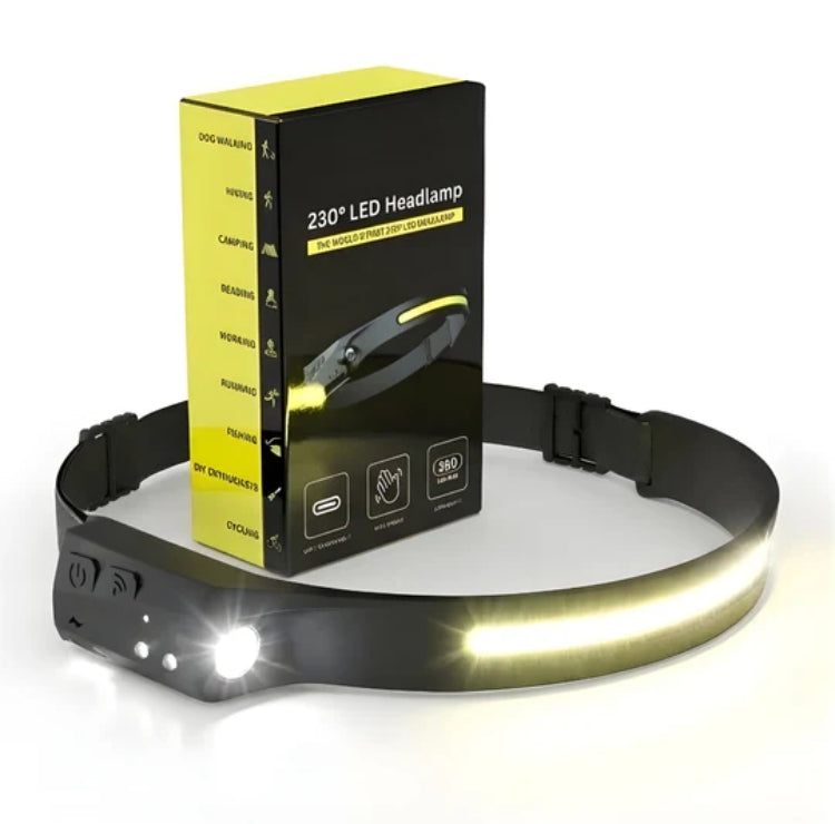 LED hodelykt 230° – med sensorstyring