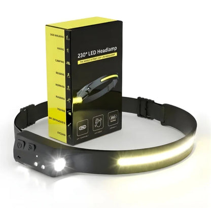 LED hodelykt 230° – med sensorstyring